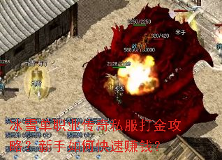冰雪单职业传奇私服打金攻略?新手如何快速赚钱? 冰雪单职业传奇私服打金攻略?新手如何快速赚钱?