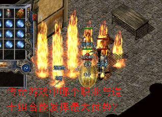 传奇游戏中哪个职业与道士组合能发挥最大优势? 传奇游戏中哪个职业与道士组合能发挥最大优势?