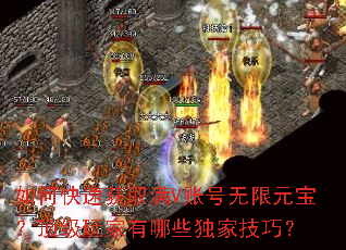 如何快速获取满V账号无限元宝?顶级玩家有哪些独家技巧? 如何快速获取满V账号无限元宝?顶级玩家有哪些独家技巧?