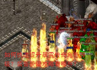 如何快速提升暴雪传奇角色等级?装备获取攻略有哪些? 如何快速提升暴雪传奇角色等级?装备获取攻略有哪些?