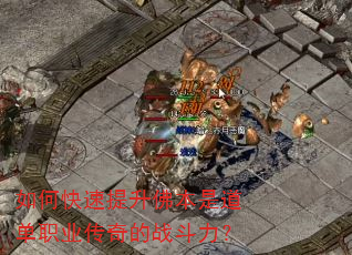 如何快速提升佛本是道单职业传奇的战斗力? 如何快速提升佛本是道单职业传奇的战斗力?