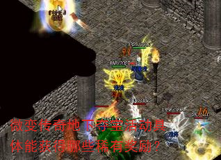 微变传奇地下夺宝活动具体能获得哪些稀有奖励? 微变传奇地下夺宝活动具体能获得哪些稀有奖励?