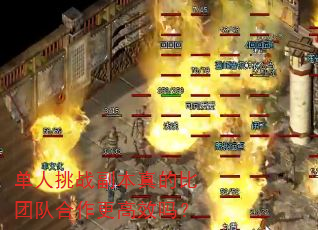 单人挑战副本真的比团队合作更高效吗? 单人挑战副本真的比团队合作更高效吗?