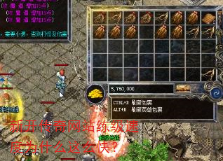 新开传奇网站练级速度为什么这么快? 新开传奇网站练级速度为什么这么快?