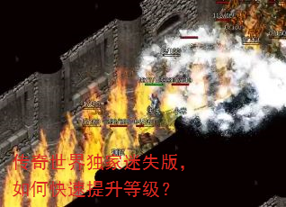 传奇世界独家迷失版,如何快速提升等级? 传奇世界独家迷失版,如何快速提升等级?