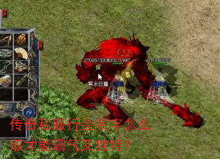 传奇私服行会名字怎么取才能霸气又独特? 传奇私服行会名字怎么取才能霸气又独特?