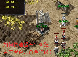 如何快速提升1.85狂雷王者合击角色等级? 如何快速提升1.85狂雷王者合击角色等级?
