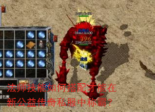 法师技能如何搭配才能在新公益传奇私服中称霸? 法师技能如何搭配才能在新公益传奇私服中称霸?