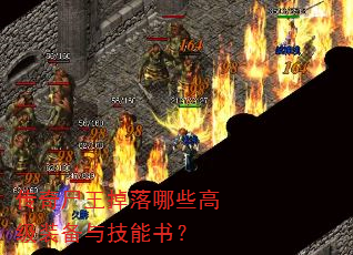 传奇尸王掉落哪些高级装备与技能书? 传奇尸王掉落哪些高级装备与技能书?