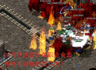 如何快速提升单职业合击传奇手游角色战斗力? 如何快速提升单职业合击传奇手游角色战斗力?